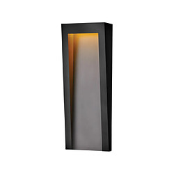 Elstead Lighting Applique murale extérieur Hinkley Verre,composite résistant aux intempéries Noir texturé