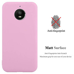 Avis Cadorabo Coque Motorola MOTO E4 PLUS Etui en Rose