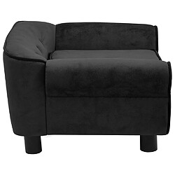 Avis Maison Chic Niche Canapé,Lit pour chien | Panier couchage pour chien Noir 72x45x30 cm Peluche -GKD93103