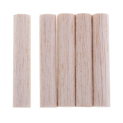 bois de balsa bâton non fini bricolage travail du bois modélisation bâton 5pcs 80mm