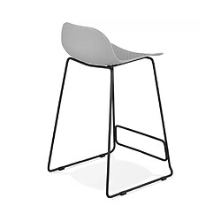 Acheter Kokoon Design Tabouret de bar design SLADE MINI GREY 49x53x85 cm