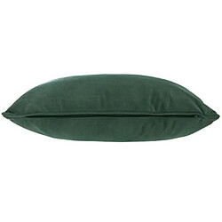 Avis Lot de 4 coussins rectangulaires 100% polyester coloris vert - Dim : L.50 x l.30 cm -PEGANE