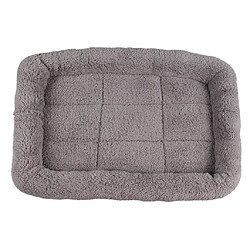 Super doux lavable pet chat chien coussin dentelle mat pad chaud l gris