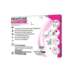 FRONTLINE 3 pipettes Tri-Act - Pour chien de 20 a 40 kg