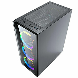 Boîtier ATX semi-tour GEMBIRD CCC-FC-1500RGB Noir