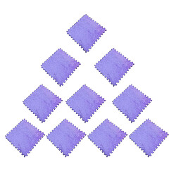 Acheter Tapis de puzzle 10pc eva mousse exercice imbriquant carreaux bébé tapis de lecture violet