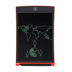 Wewoo Tablette graphique rouge 8,5 pouces LCD de détection de la pression E-Note / d'écriture sans papier