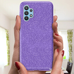 Acheter Avizar Coque Samsung Galaxy A32 5G Paillette Amovible Silicone Semi-rigide violet