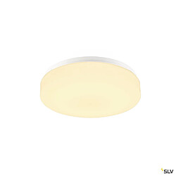 Slv Applique et plafonnier intérieur rond LIPSY® 30, Drum, blanc, LED - Ø 30 cm