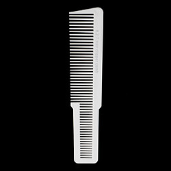 Professionnel Flat Top Stylist Salon Barber Clipper Coupe Peigne à Cheveux Blanc