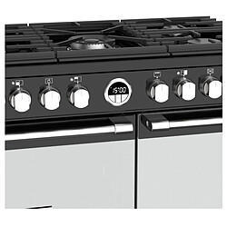 Piano de cuisson gaz 175l 5 feux noir - STERS90DFBL - STOVES pas cher