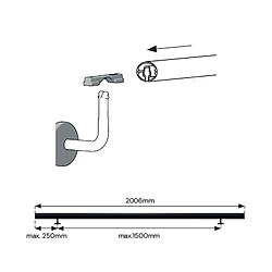 Acheter Kordo PRESTIO – Kit main courante + supports de fixation