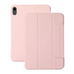 Etui en PU + TPU auto-absorbé avec support rose pour votre iPad mini (2021)