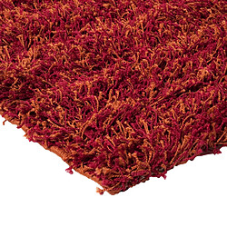 Thedecofactory SUPER SHAGGY - Tapis shaggy terra/rouge 135x190