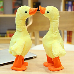 Universal 36 cm/14 pouces pouces canard électrique jouet peluche peluche poupée jouet de danse avec enregistrement bébé cadeau élevage jouets éducatifs pour l'apprentissage précoce | animaux en peluche