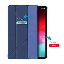 Avis Wewoo Housse Étui Coque de protection TPU antichoc multi-rabattable pour iPad Pro12,9 pouces 2018avec support et fonction Veille / Réveil Noir