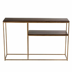 Paris Prix Console 2 Parties Design Rafi 114cm Marron