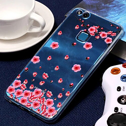 Wewoo Coque pour Huawei P10 Lite Embossment Le Fier Neige Cold Plum Motif Souple TPU Étui de Protection