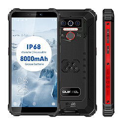 Blackview martphone 4G IP68 Etanche OUKITEL WP5 - 5.5"" Android 9.0 - Batterie 8000mAh -4Go + 32 Go Incassable - Noir pas cher