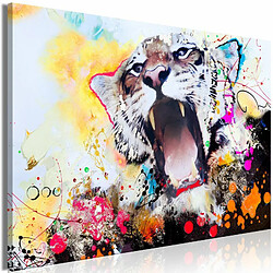 Paris Prix Tableau Imprimé Tiger's Roar Wide 60 x 90 cm