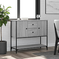 vidaXL Buffet sonoma gris 100x36x85 cm bois d'ingénierie