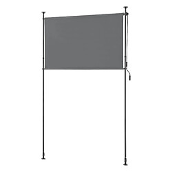 Store extérieur Cimarra aux barres téléscopiques sans perçage 184 x 270 x 310 cm gris foncé [pro.tec]