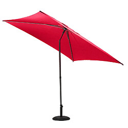 Hesperide Parasol Soya carré - Rouge Grenade