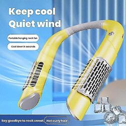 Acheter Ventilateur de Cou Mini Ventilateur Sans Lame Ventilateurs de Sport Muets Rechargeables Climatiseur Suspendu Portable Extérieur