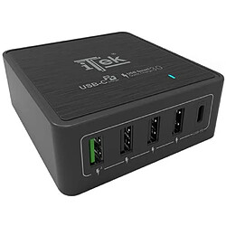 Avis iTek ITSCT4UC60 Chargeur de téléphones Portables Intérieur Noir - Chargeurs de téléphones Portables (Intérieur, Secteur, 5 V, Noir)