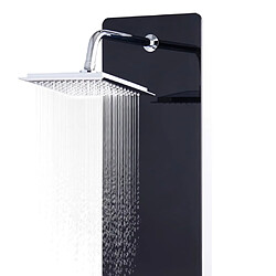 Avis vidaXL Panneau de douche Verre 25 x 44,6 x 130 cm Noir