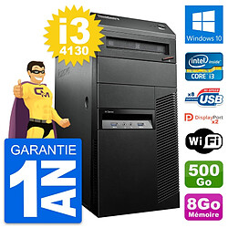 PC Tour Lenovo M93p Intel Core i3-4130 RAM 8Go Disque 500Go Windows 10 Wifi - Occasion