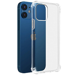 Avizar Coque Apple iPhone 12 Mini Flexible Antichoc Coins Bumper Transparent