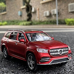 Universal (Rouge sans téléphone) 1: 32 Mercedes-Benz 580 SUV modèle de voiture en alliage modèle de jouet de simulation en métal modèle d'enfant.