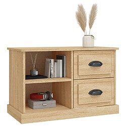 Acheter Maison Chic Meuble TV scandinave - Banc TV pour salon chêne sonoma 73x35,5x47,5 cm bois d'ingénierie -MN43889