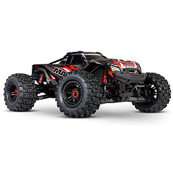 Traxxas Maxx 4x4 WideMaxx Brushless TSM Rouge