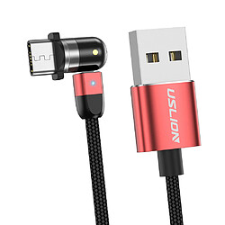 540 Câble USB De Charge Magnétique 360180 Rouge 0,5 M Type-C pas cher