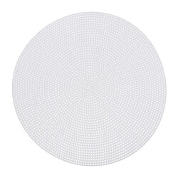 Toile Ronde De Maille D'accrochage De Tapis Blanc Pour Tapis Faisant Des Crochets De Verrouillage Artisanat 24cm pas cher