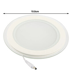 Avis Wewoo Dalle LED blanc Lumière ronde de panneau chaud de 18W LED, flux lumineux: 1480lm, diamètre: 19.8cm