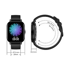 Universal Smartwatch Hommes Femmes Bluetooth Appelé 1.78 pouces 320 * 385 Écran IP67 Étanche Musique Smartwatch pour Huawei | Smartwatch (Noir)