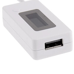 Acheter Wewoo Voltmètre blanc KCX-017 Mini testeur de capacité de puissance mobile