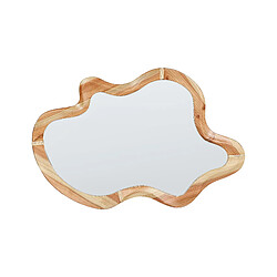 Beliani Miroir DREVANT Bois Naturel