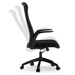 Acheter Sense7 Juno chaise de bureau ergonomique, chaise de bureau avec soutien lombaire, office chair réglable en hauteur, noir