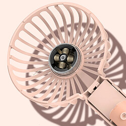 (pink) NEW Handheld Desktop Fan Portable USB Charging Fan pas cher