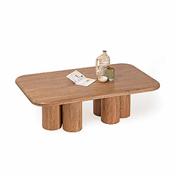 BOIS & CHIFFONS Table basse 140 cm | Acacia Maglan pas cher