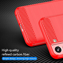 Acheter Htdmobiles Coque pour Samsung Galaxy S23 5G - housse etui silicone gel carbone + verre trempe - ROUGE