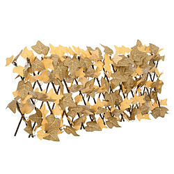 vidaXL Treillis de feuille d'érable artificiel extensible 180x30 cm