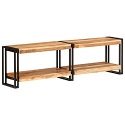 Maison Chic Meuble TV scandinave - Banc TV pour salon 140x30x40 cm bois d'acacia massif -MN62816