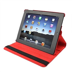 Avis Wewoo Smart Cover rouge pour nouvel iPad 3 / 2, Étui en cuir PU rotatif de 360 degrés avec fonction veille / réveil et support