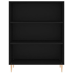 Acheter vidaXL Buffet noir 69,5x32,5x180 cm bois d'ingénierie