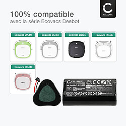 Avis Batterie pour ECOVACS Deebot Slim 2, Deebot Slim 1, DA60, DB35, TCR360, DA611, DA60-Darfon 2600mAh de CELLONIC